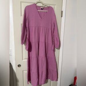 Universal Thread Long Sleeve Pink Dress